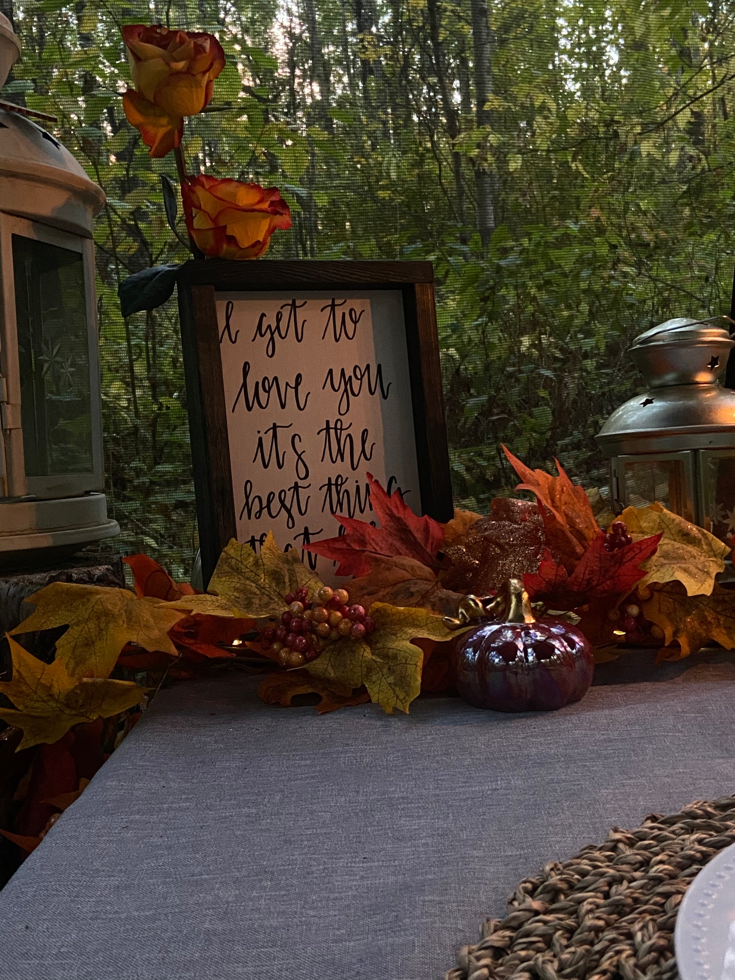 Fall Romantic Picnic